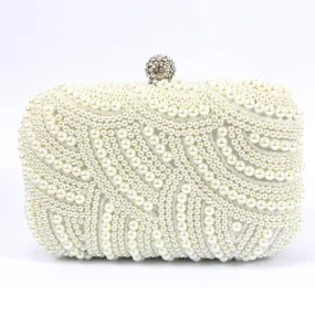 Amazing Pearl With Crystal/Rhinestone Chain Clutches