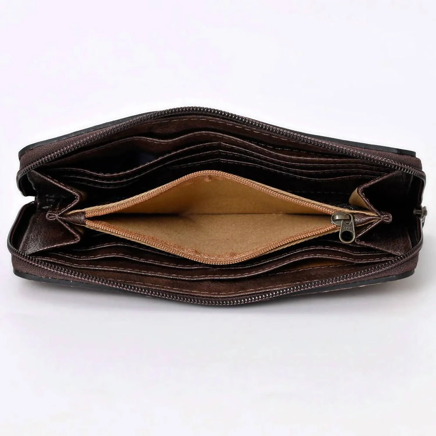 American Darling - Tanya Tooled Leather Zip Wallet
