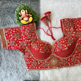 Beautiful Designer Sabyasachi Wedding Blouse
