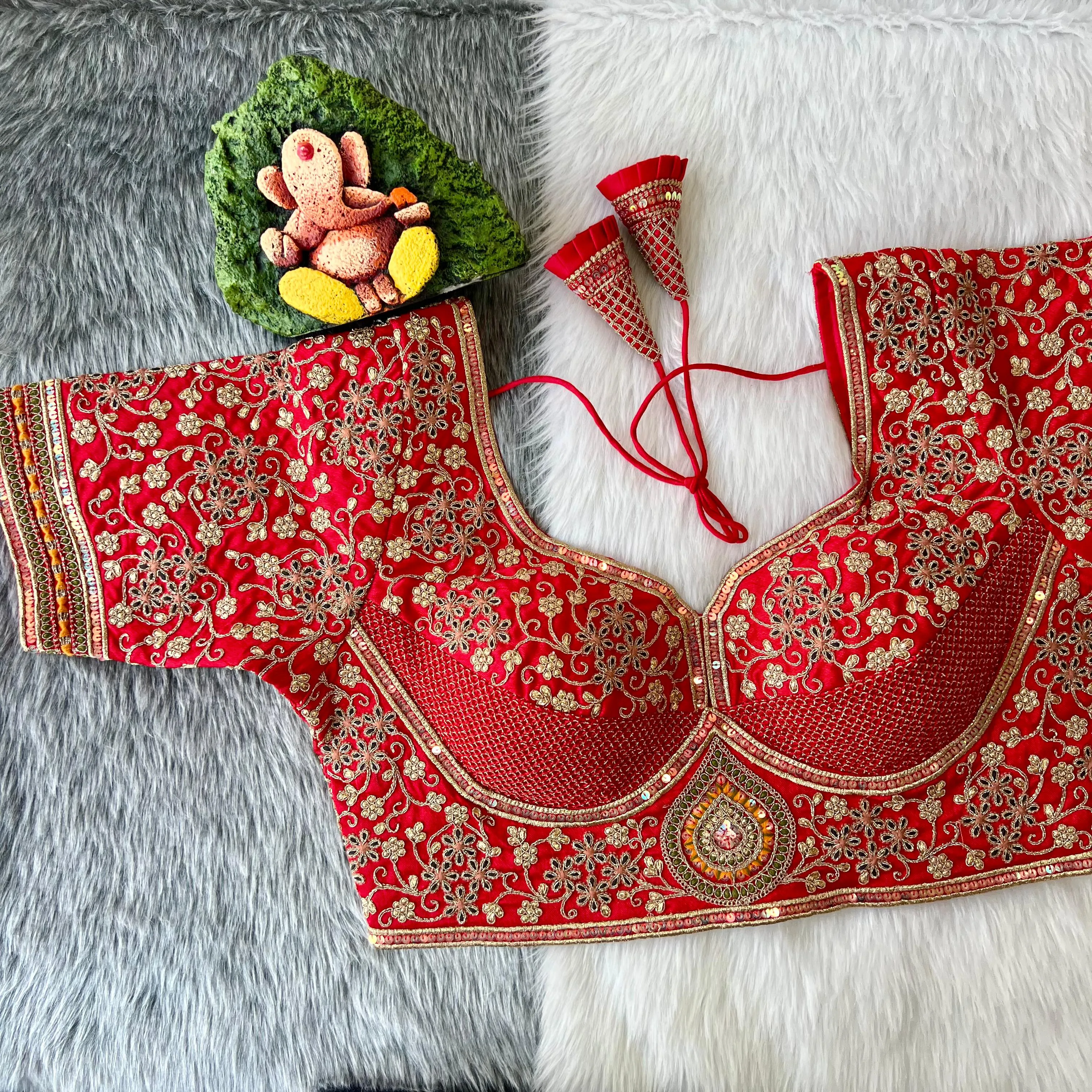 Beautiful Designer Sabyasachi Wedding Blouse