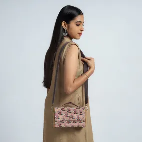 Beige - DIY Box Sling Bag / Clutch with Changeable Sleeve