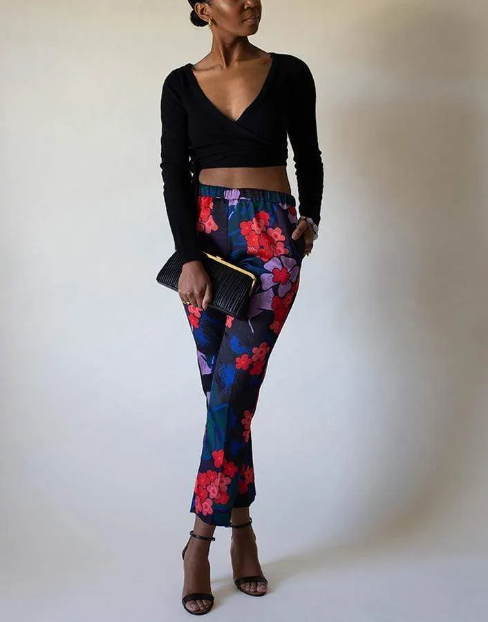 Black Susanna Frame Clutch