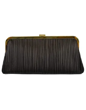 Black Susanna Frame Clutch