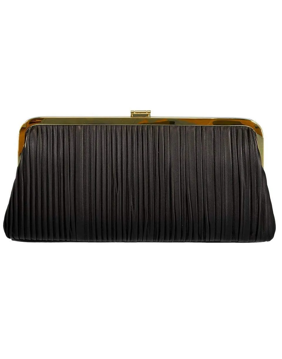 Black Susanna Frame Clutch