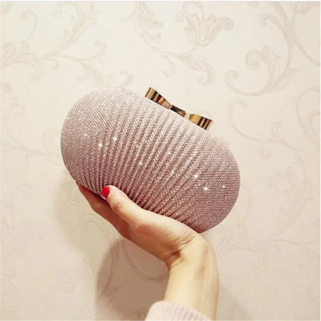 Bling evening bags luxury folds banquet bags sequin wedding dinner bags for girls party dinner bags