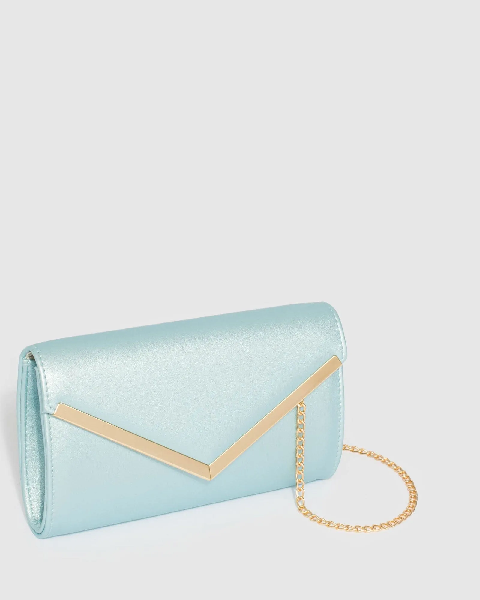 Blue Cindy Evening Clutch Bag