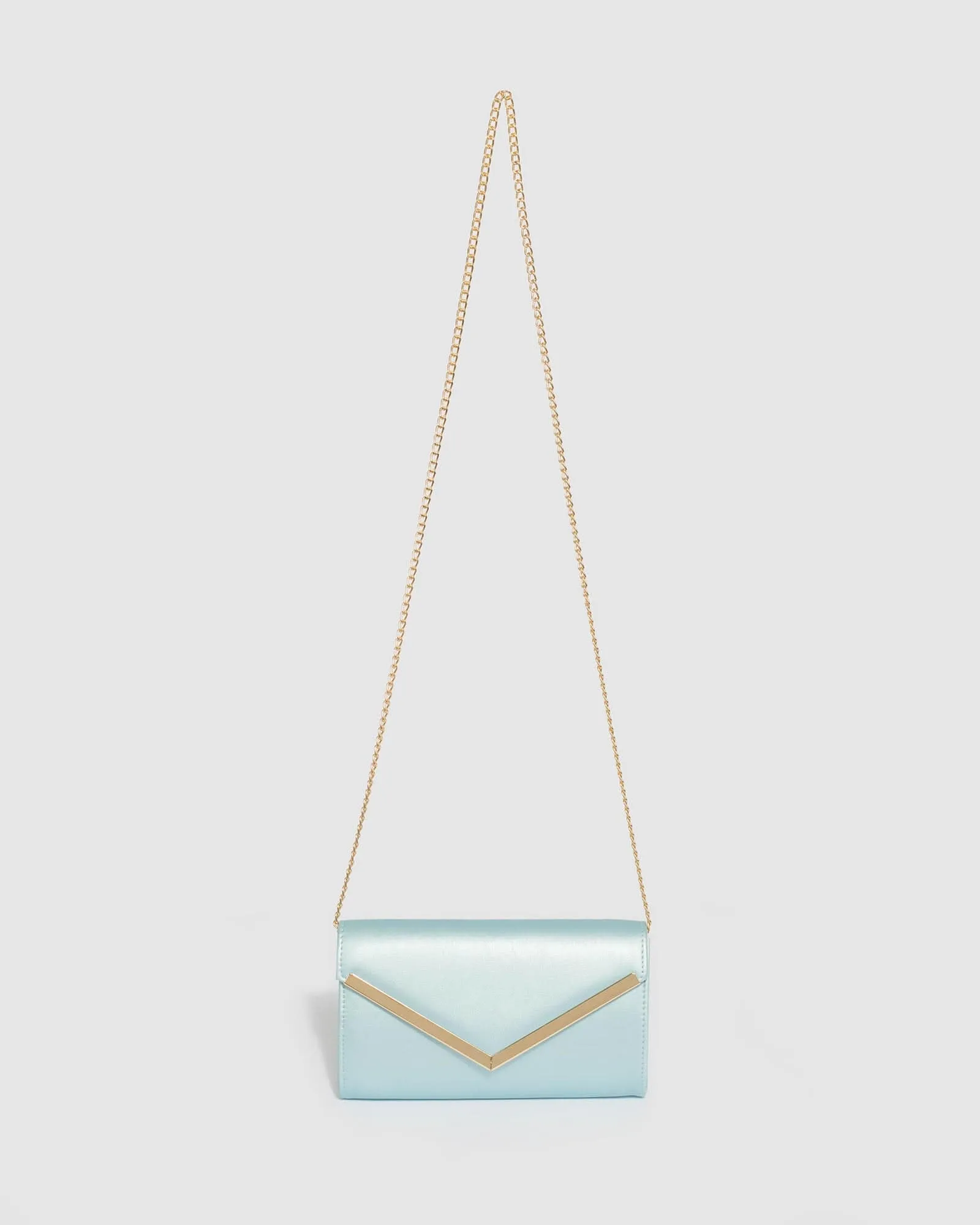 Blue Cindy Evening Clutch Bag