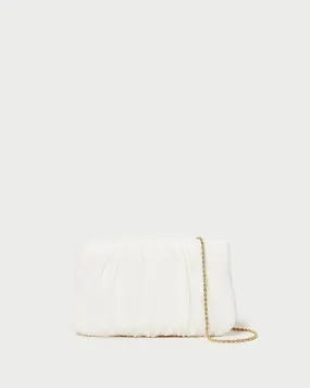 Brit Pearl Flat Pleated Clutch