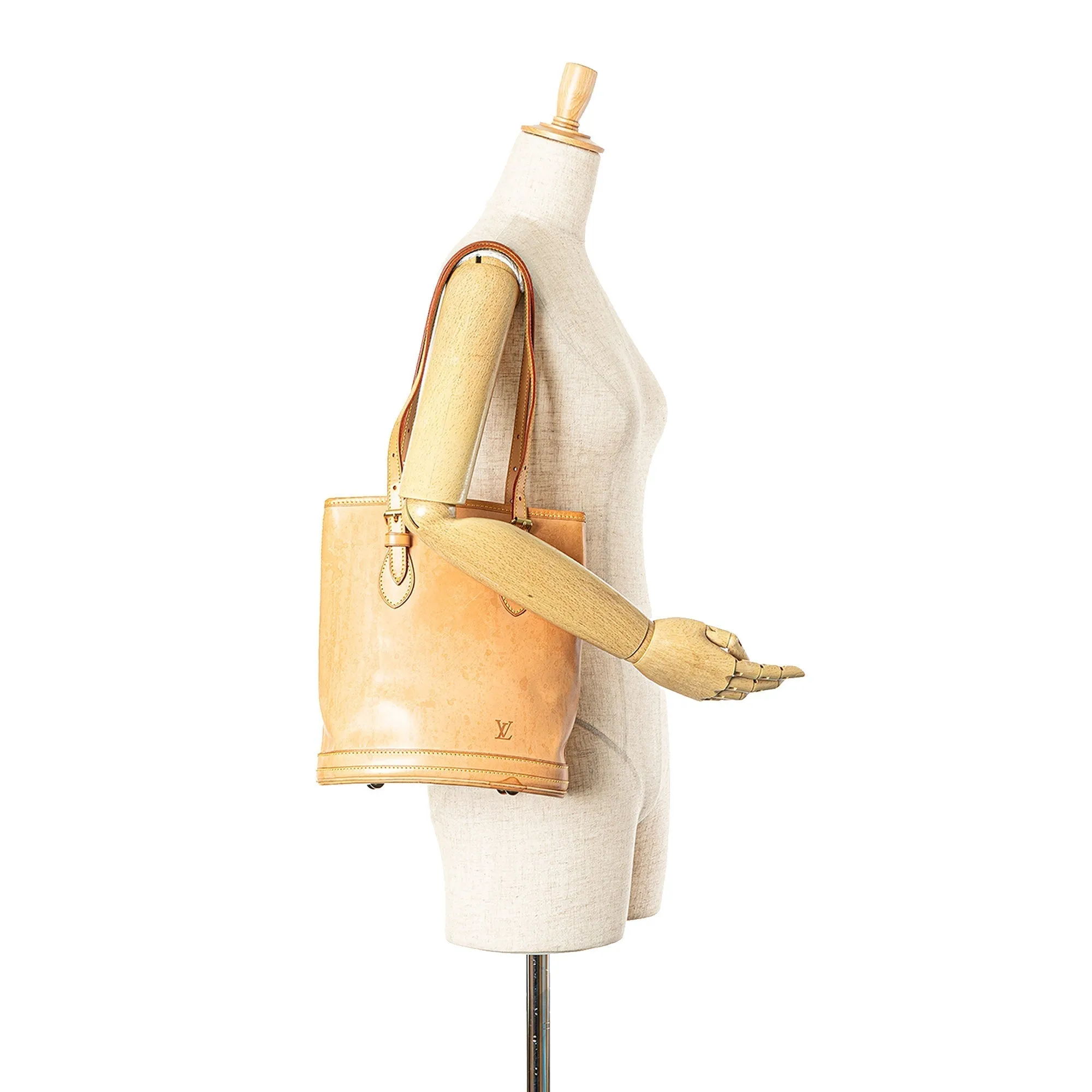 Brown Louis Vuitton Nomade Petit Bucket