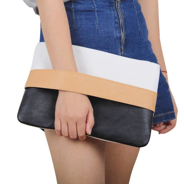 Candy Color Leather Women Bag Day