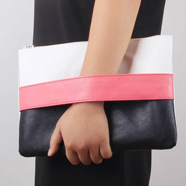 Candy Color Leather Women Bag Day