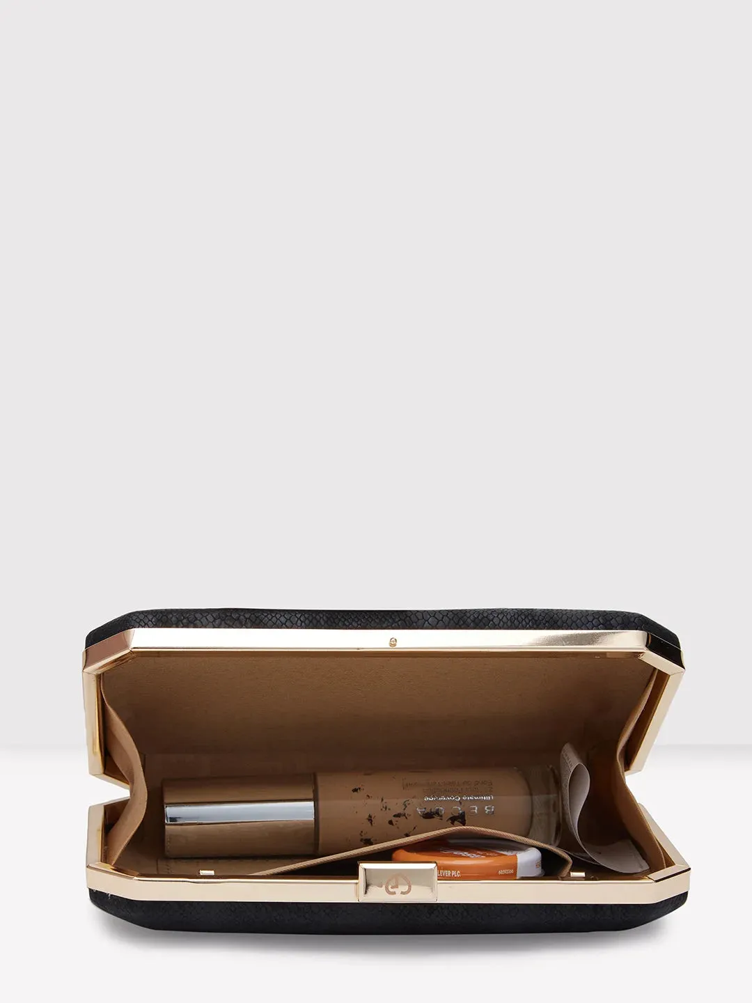 Caprese Party Merle Box Clutch Medium Black