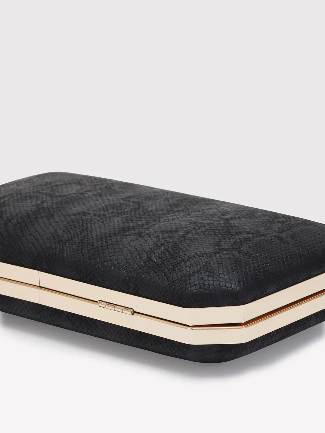 Caprese Party Merle Box Clutch Medium Black