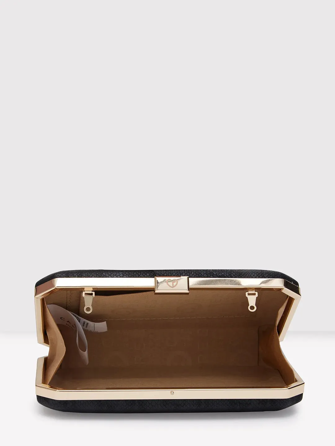 Caprese Party Merle Box Clutch Medium Black