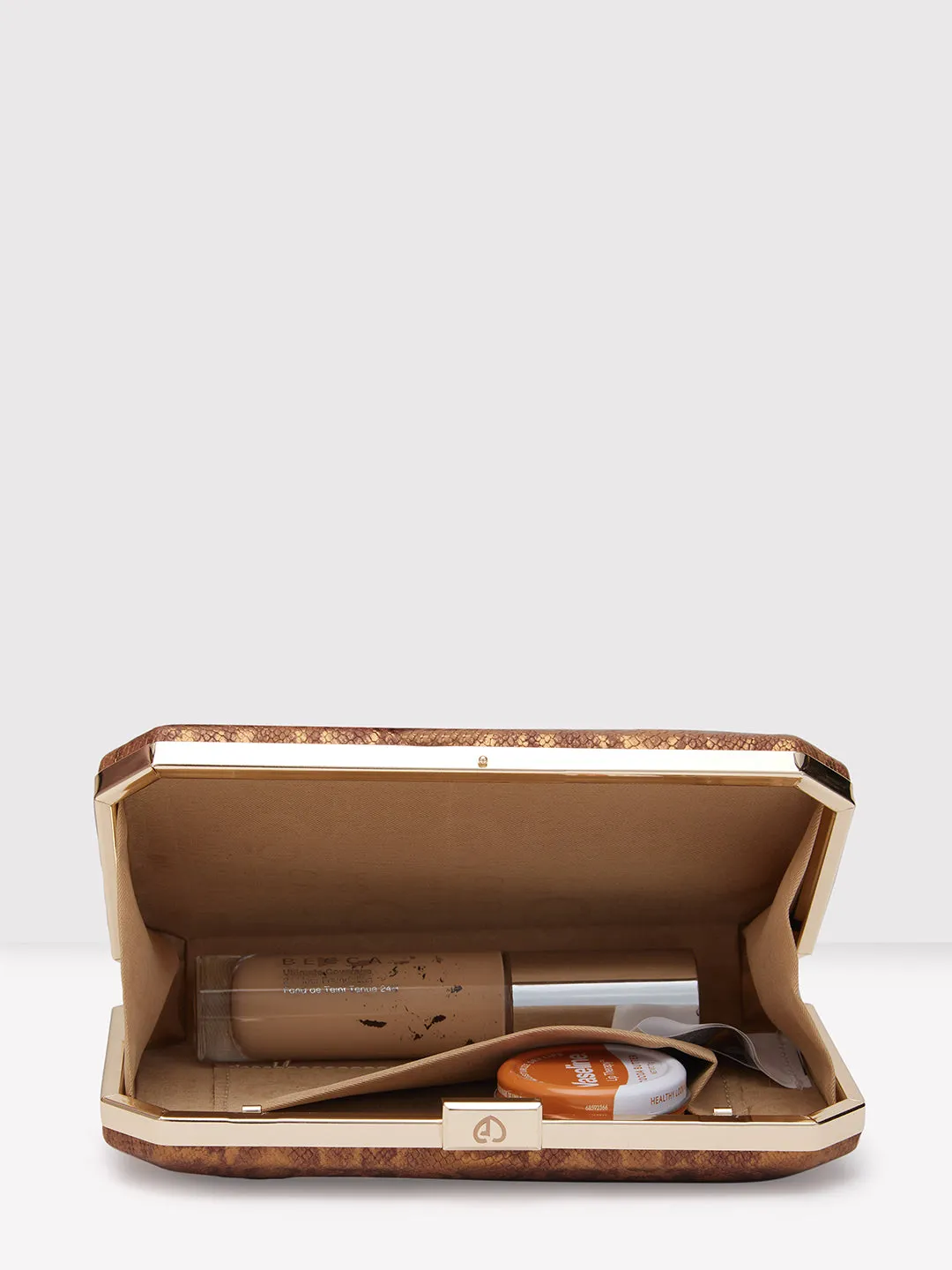 Caprese Party Merle Box Clutch Medium Copper