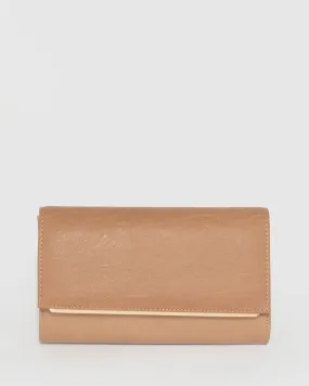 Caramel Serenity Clutch Bag