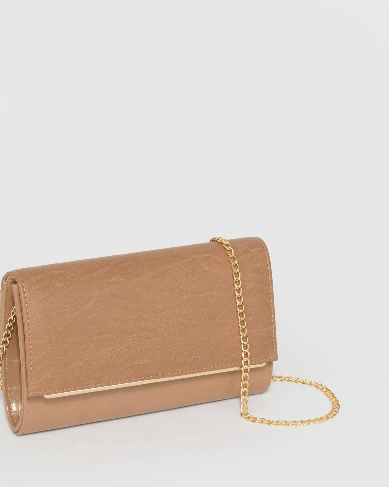 Caramel Serenity Clutch Bag