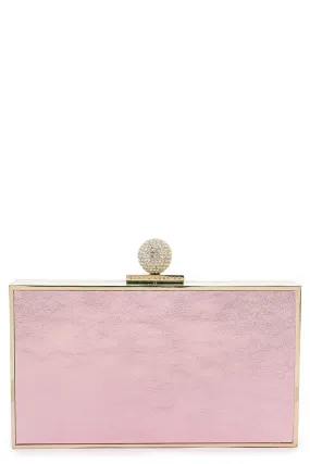 Clara Box Clutch - Metallic
