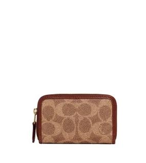 Coach Small Zip Around Card Case