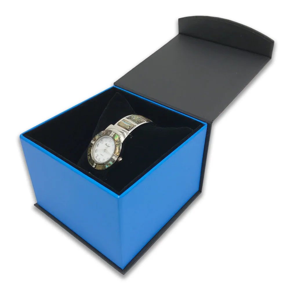 Cobalt Blue Deluxe Magnetic Flap Box