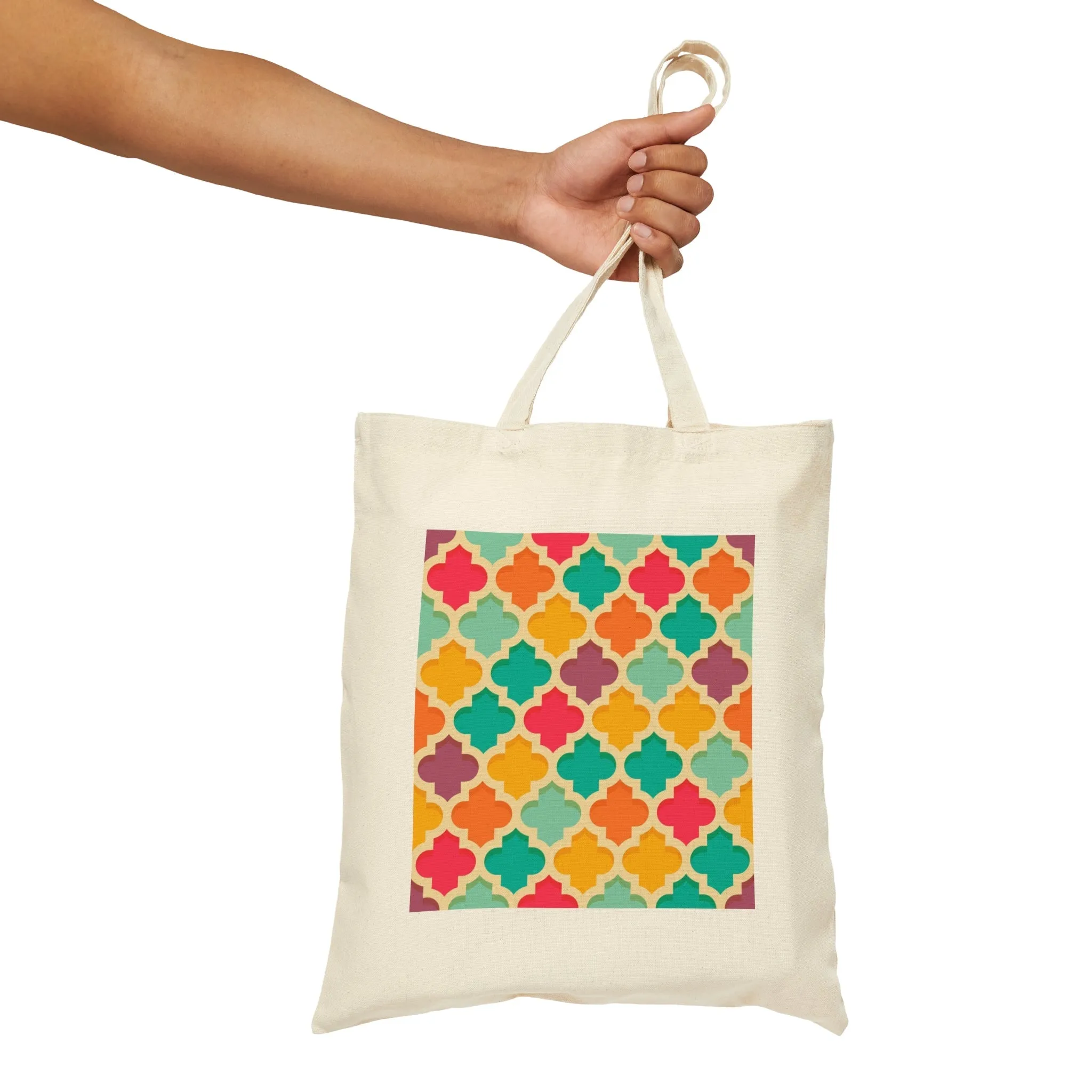 Colorful Arabesque Tote Bag