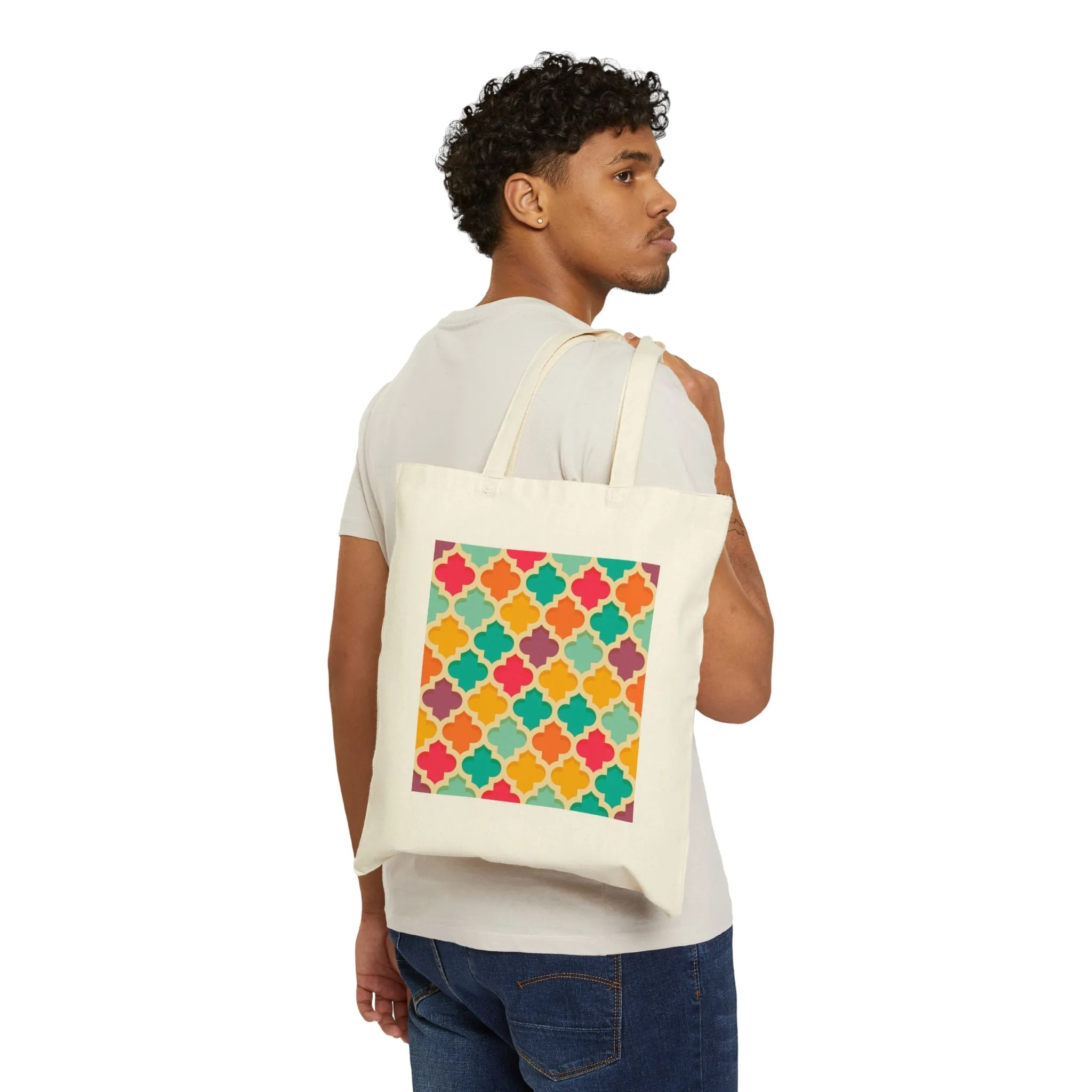Colorful Arabesque Tote Bag
