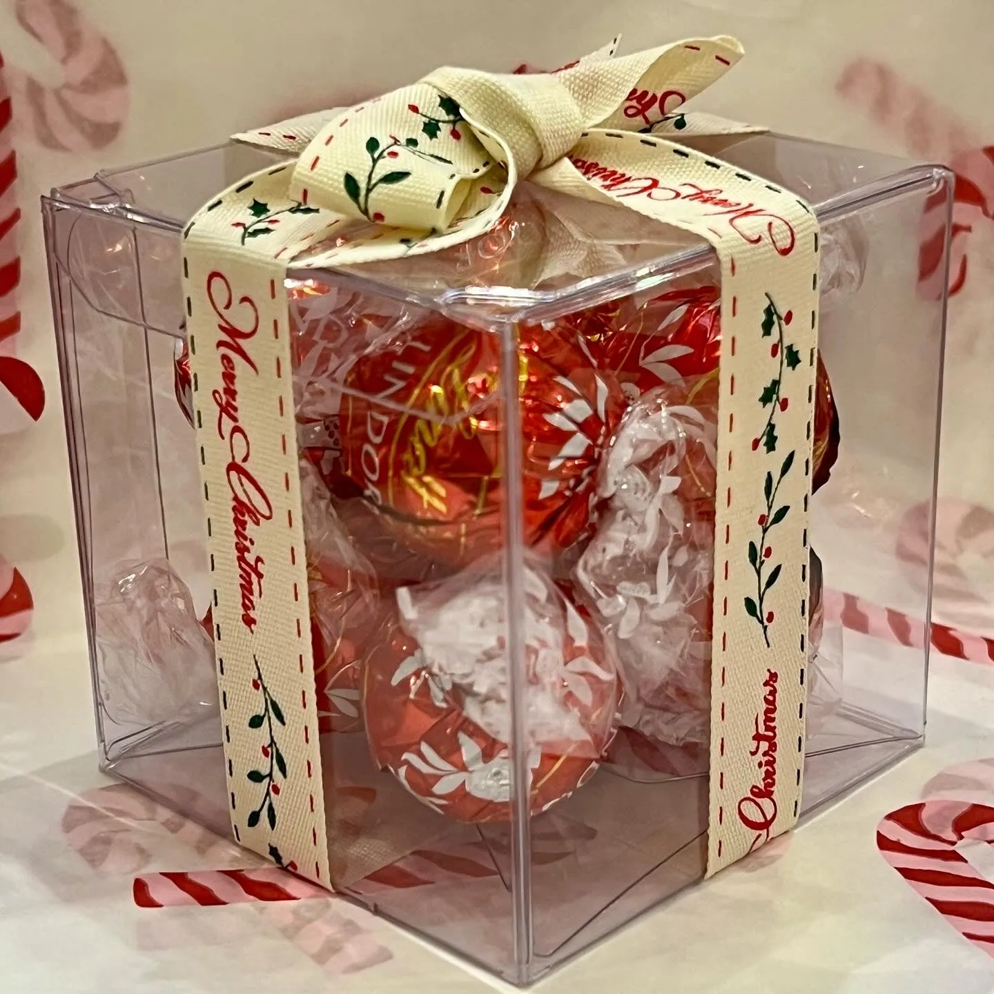 Cube Chocolate Box - Clear 70mm
