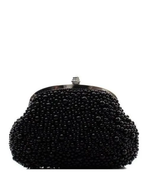 Faux Pearl Evening Clutch