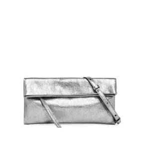 Gianni Chiarini Cherry Medium Silver Clutch Bag