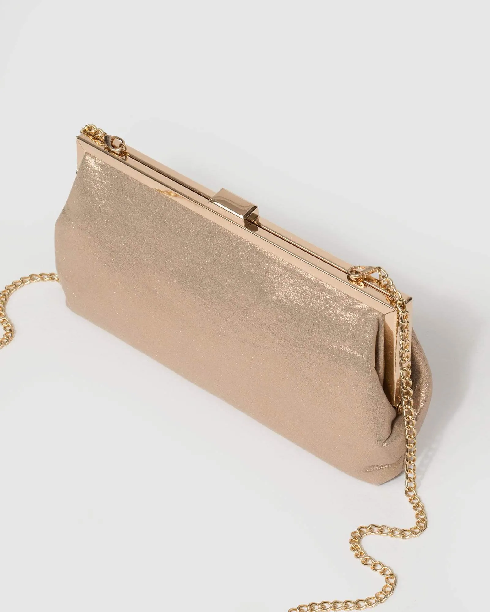 Gold Arya Clutch Bag