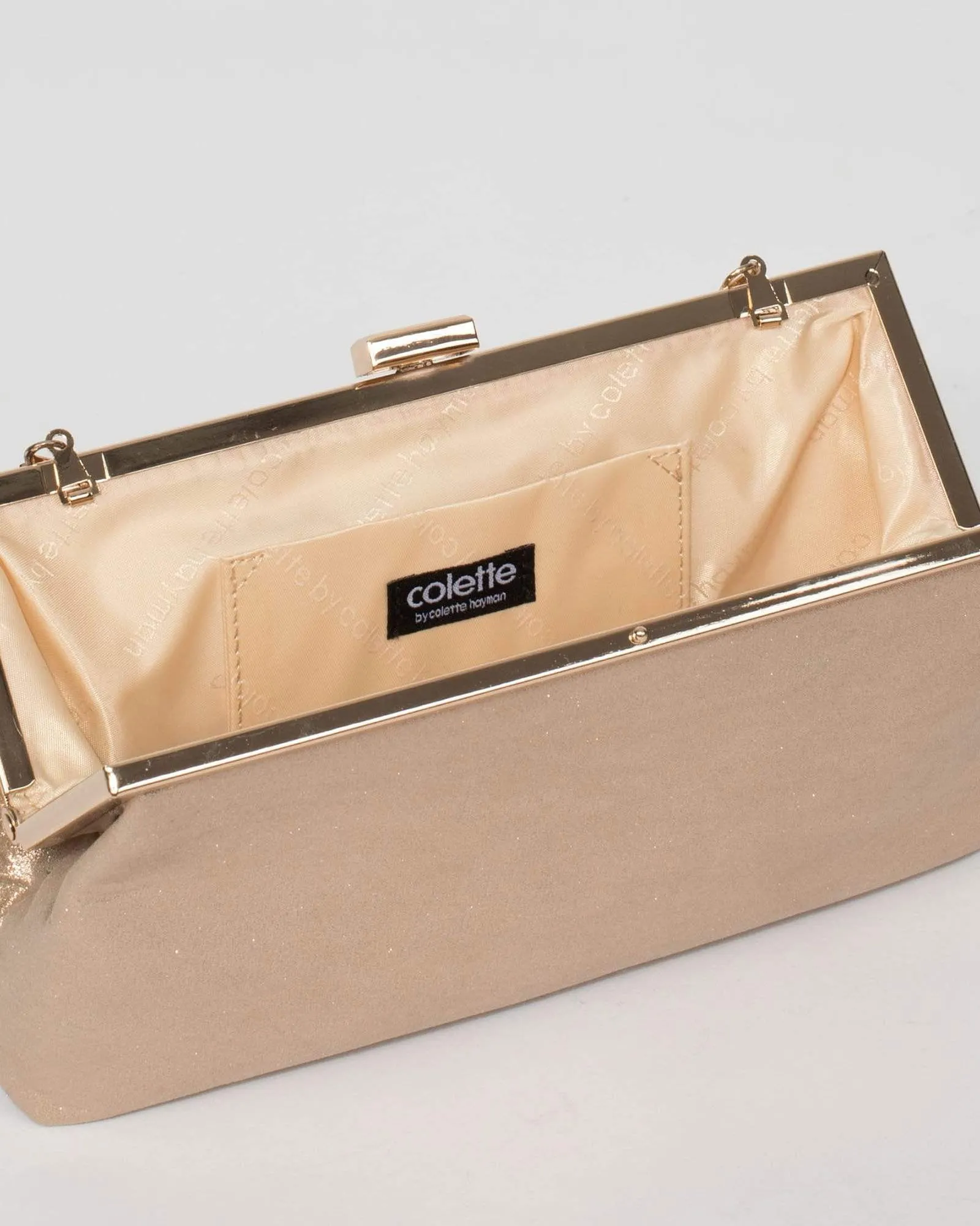 Gold Arya Clutch Bag