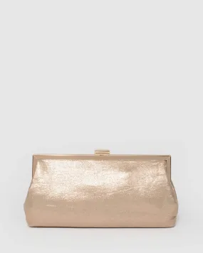 Gold Arya Clutch Bag