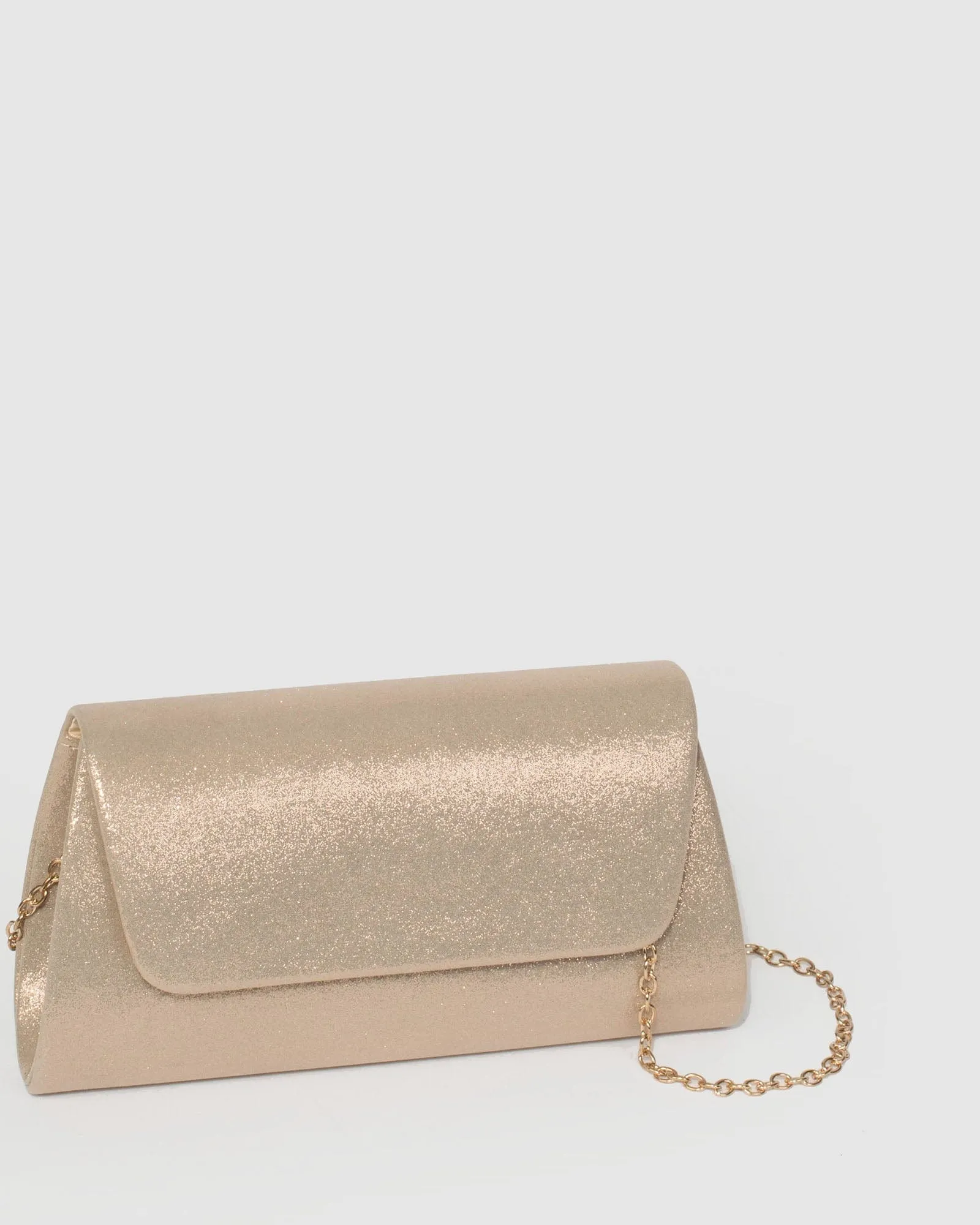 Gold Leaha Clutch Bag