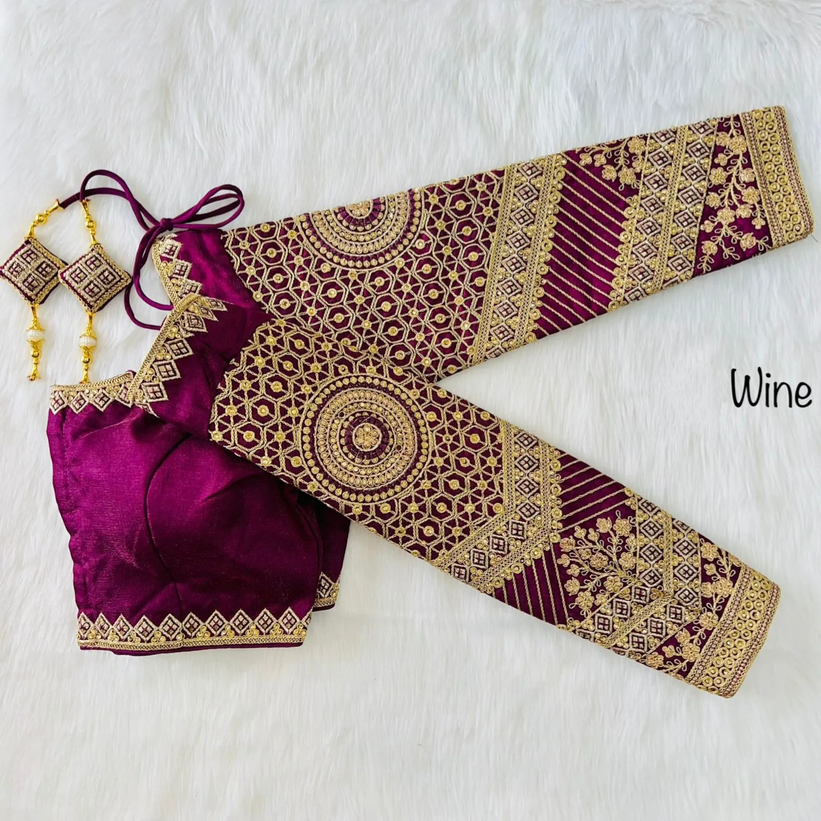 KARISHMA -2 DESIGNER WEDDING BLOUSE