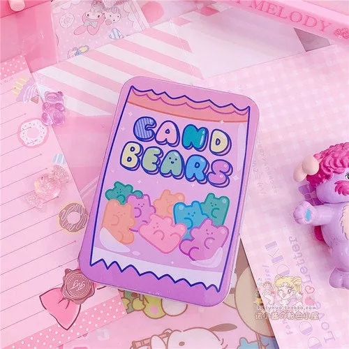 Kawaii Colored Mini Tin Storage Box