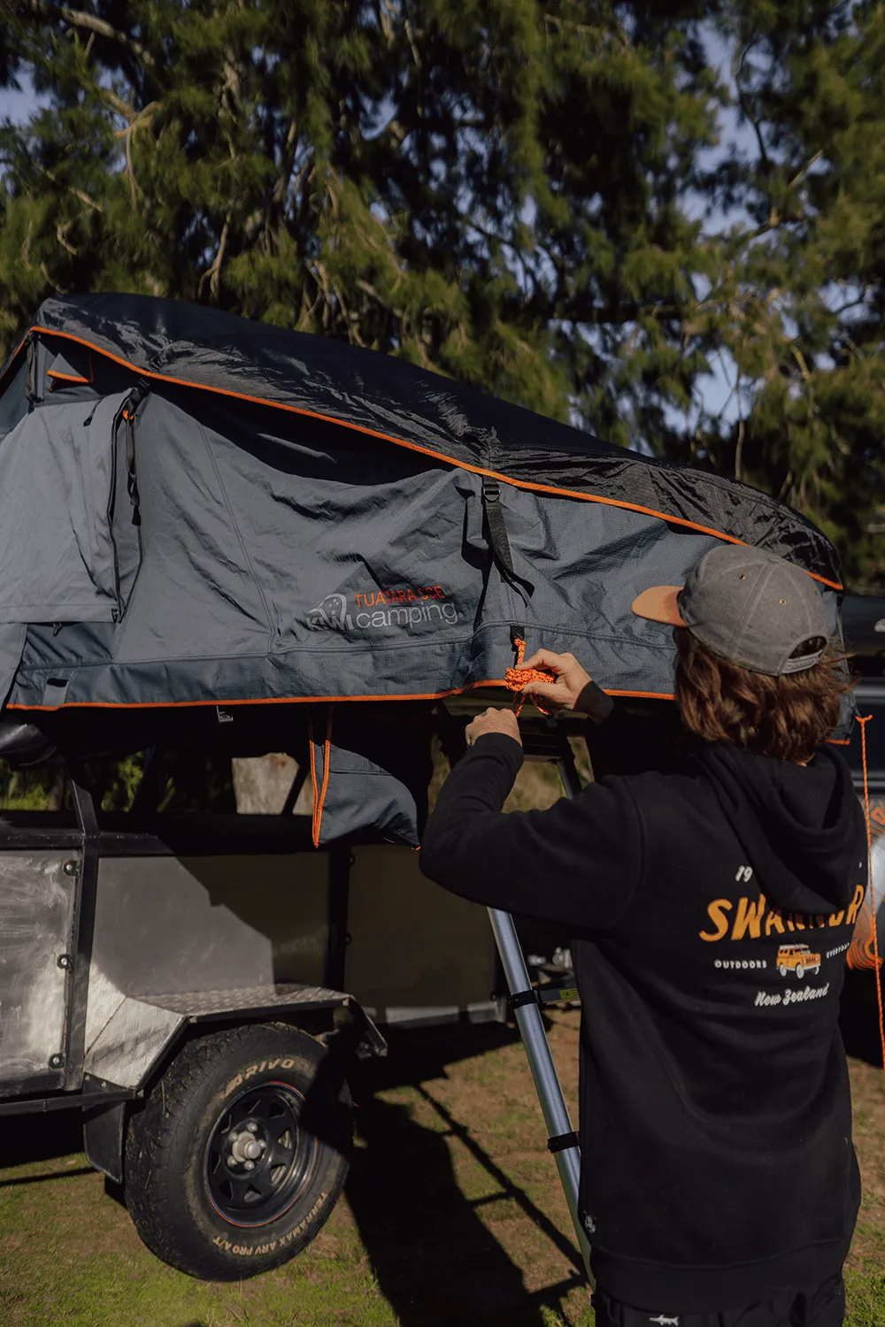 Kiwi Camping Tuatara Soft Shell Rooftop Tent - Extended
