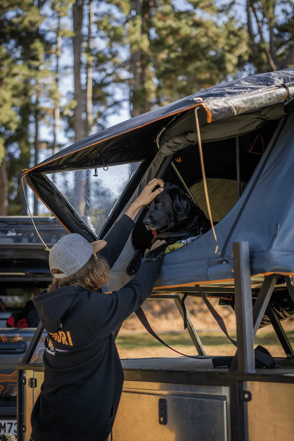Kiwi Camping Tuatara Soft Shell Rooftop Tent - Extended