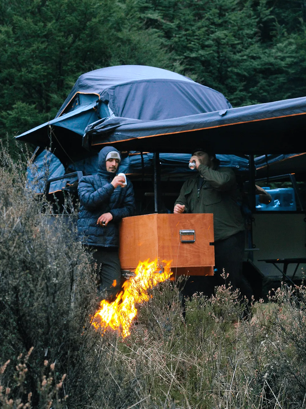 Kiwi Camping Tuatara Soft Shell Rooftop Tent - Extended