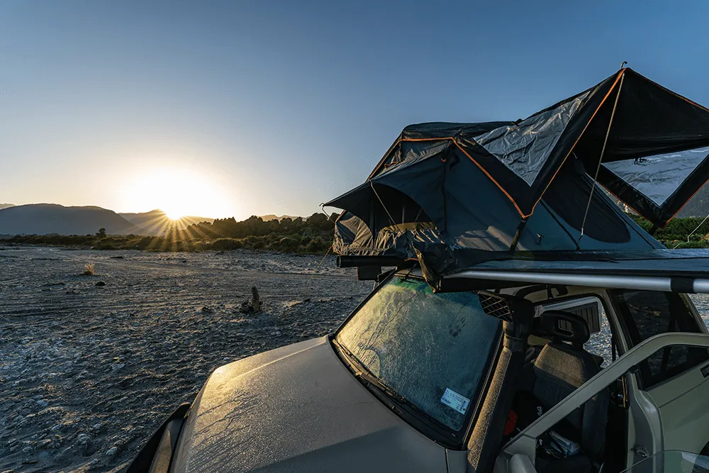 Kiwi Camping Tuatara Soft Shell Rooftop Tent - Extended