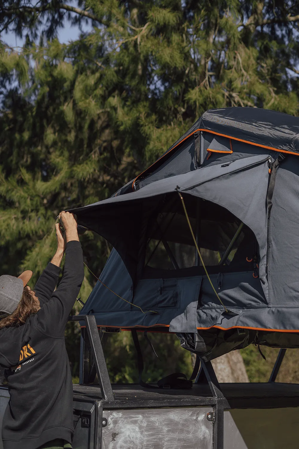 Kiwi Camping Tuatara Soft Shell Rooftop Tent - Extended