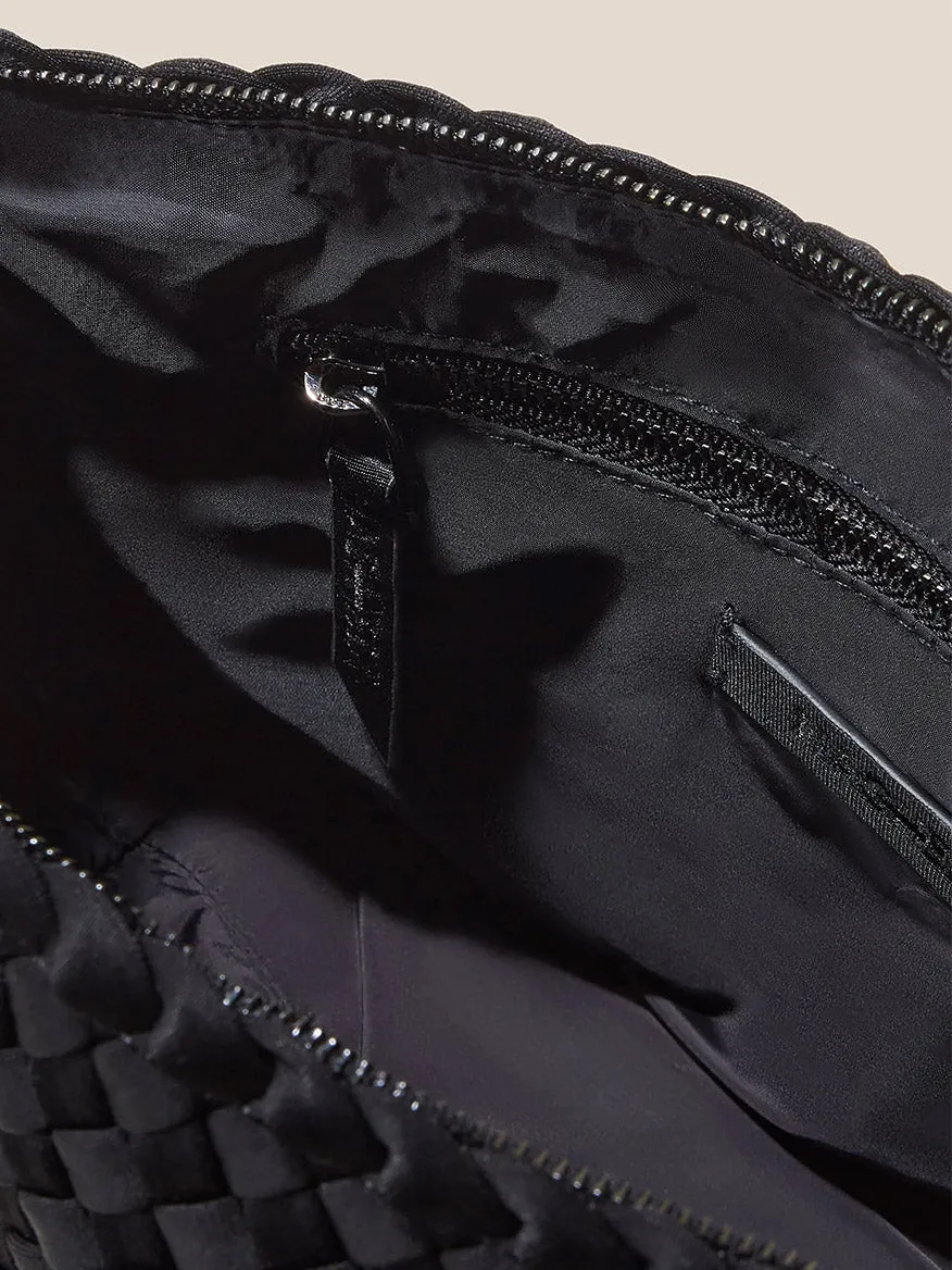 Naghedi Portofino Cosmetic Clutch in Solid Onyx