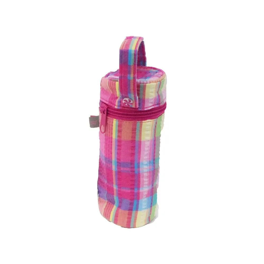 POPSICLE PLAID SEERSUCKER BOTTLE BAG