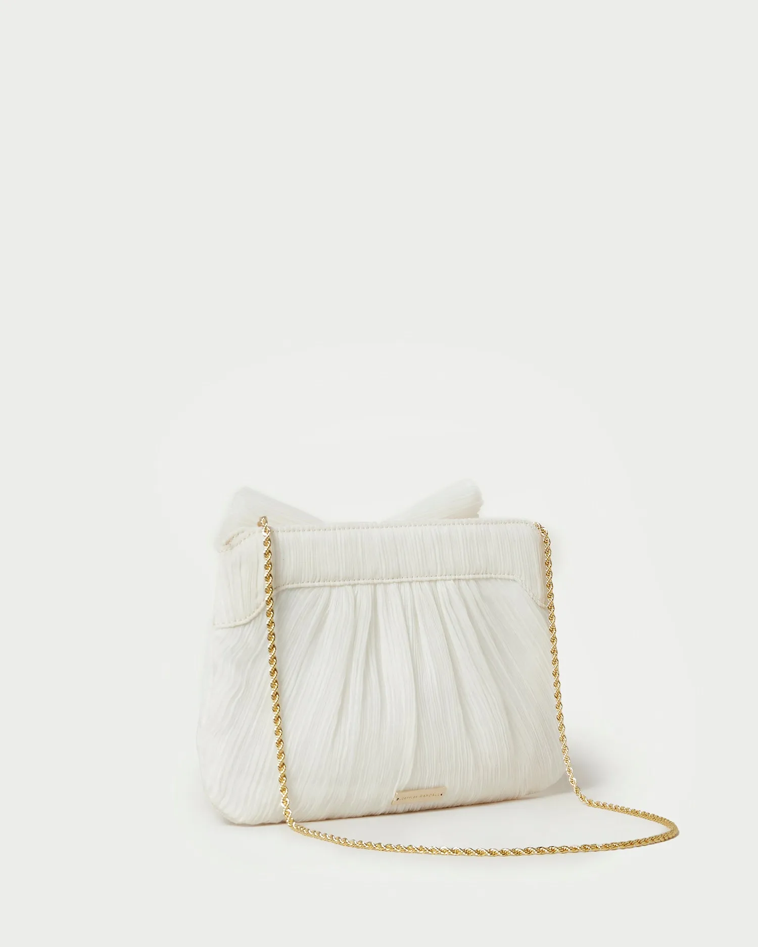 Rayne Pearl Bow Clutch