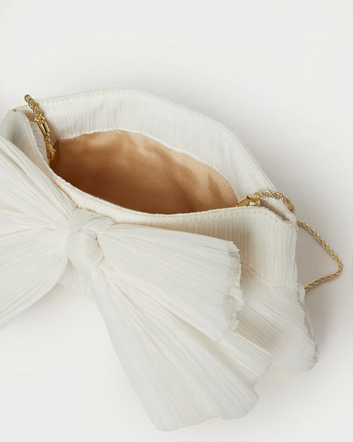 Rayne Pearl Bow Clutch