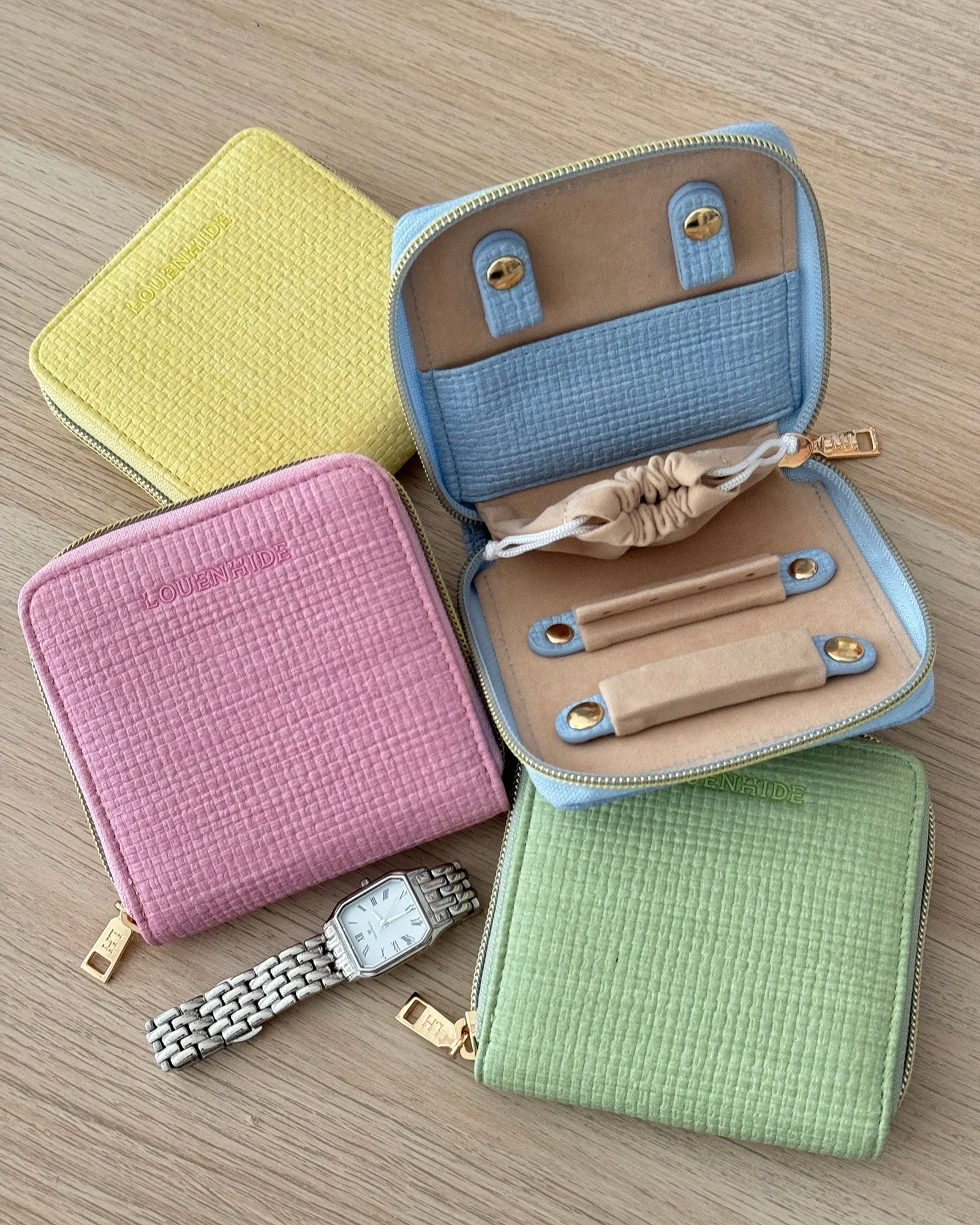 RITA JEWELLERY CASE PASTEL BLUE
