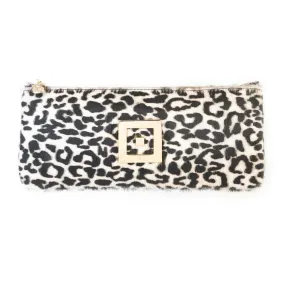 Stella Animal Print Ponyskin Clutch