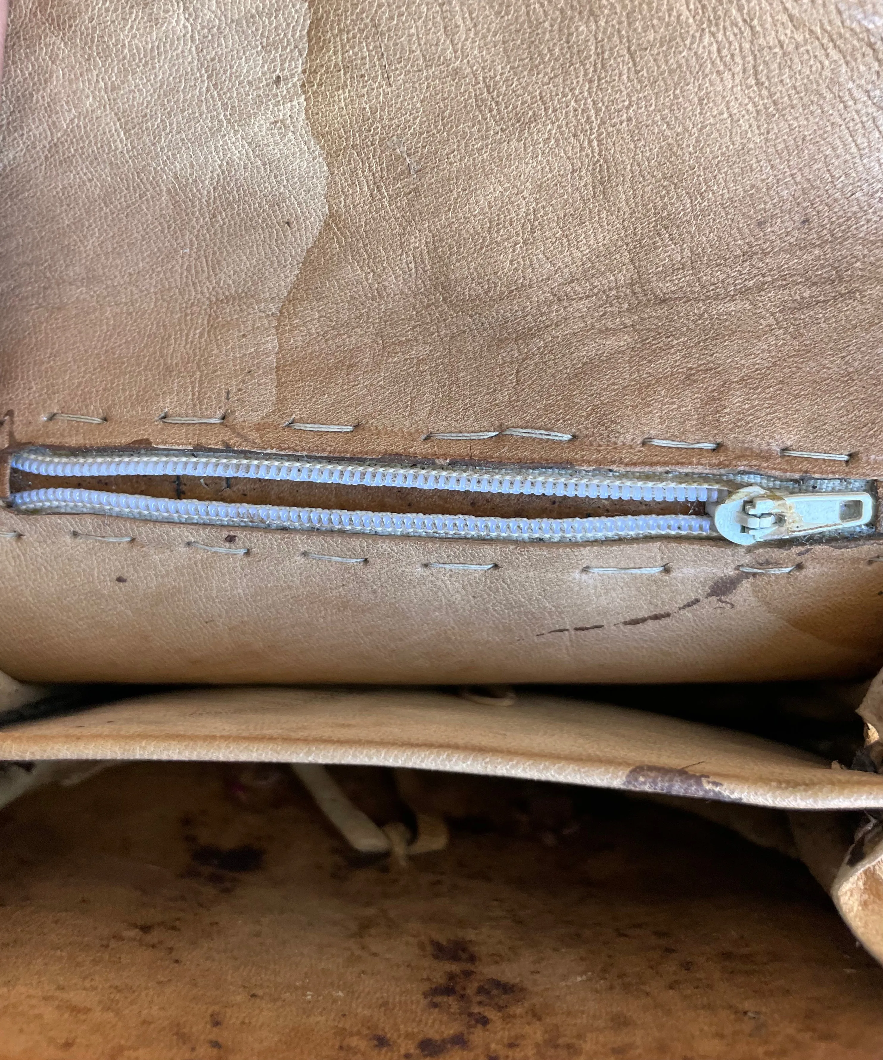 Tuareg Leather Shoulder Bag, Handcrafted African, Vintage Design