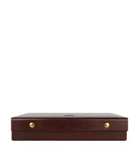 Womens Leather Jewelry Box Accessory Box - The Line of Beauty